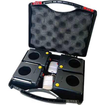 53004p malette de 4 systemes de tir pour 4 jets de scene