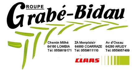 Logo groupe grabe bidau avec 3 sites