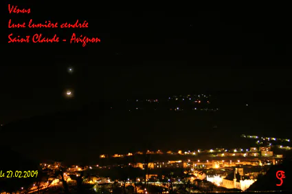 Venus lune st claude la nuit