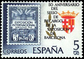 1979 sello recargo barcelona