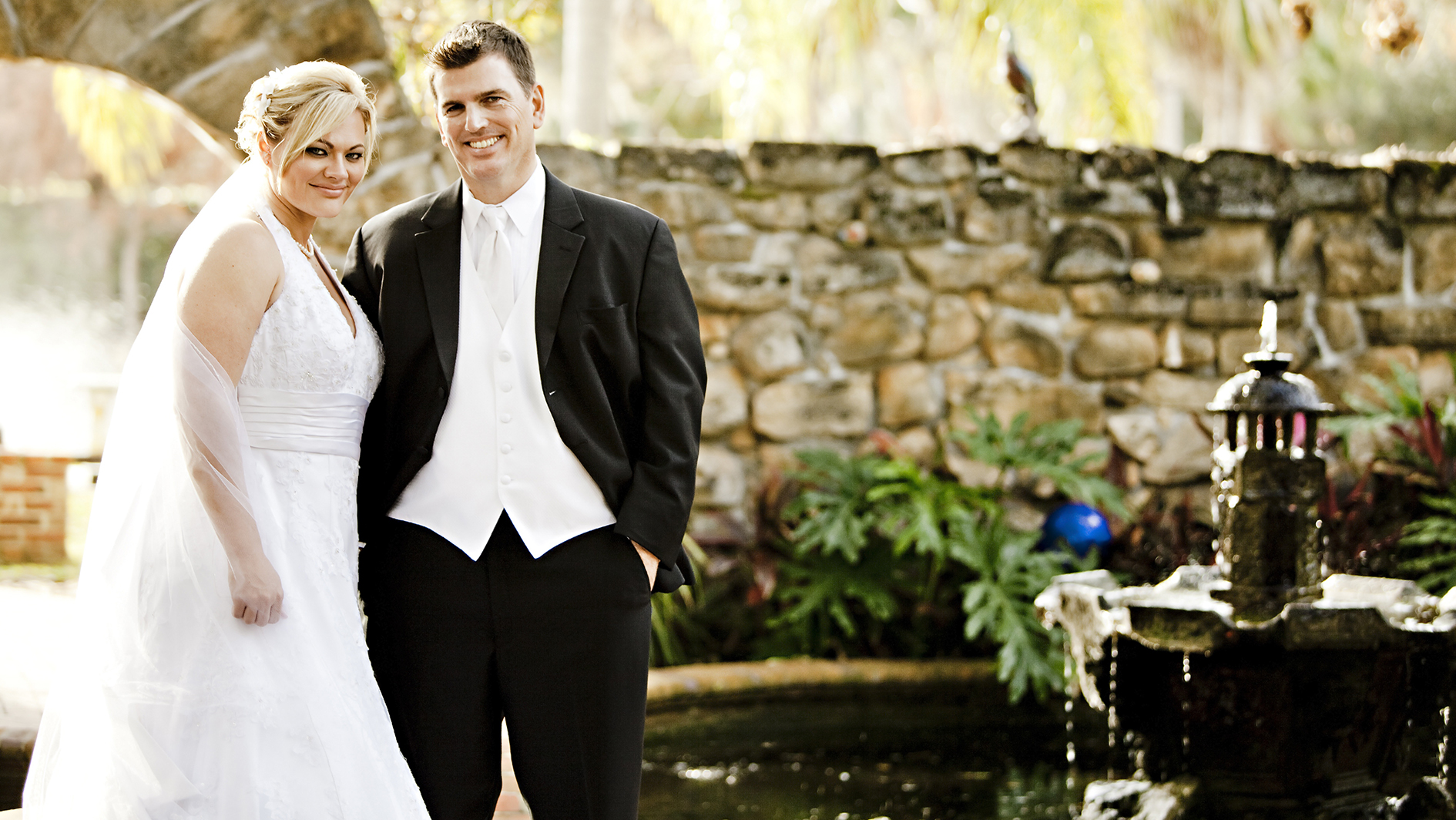 Bride groom wedding couple 50688 f
