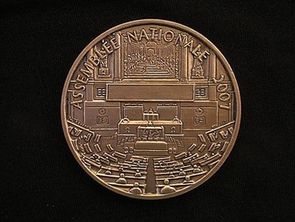 Médaille Assemblée nationale Nicole Thévenon