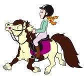 15994086 poney cheval et le cavalier fille enfant cheval petit cheval sport equestre image de dessin anime is