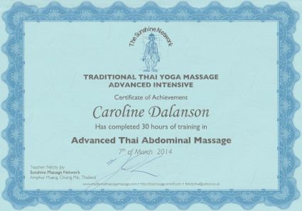 Sunshine school thai abdominal massage