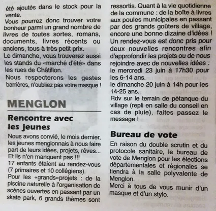 Rencontre avec les jeunes