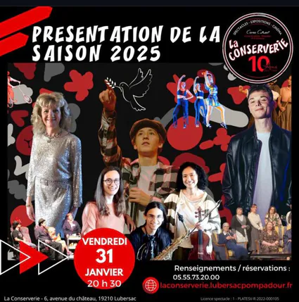 Affiche la conserverie presentation de la saison 2025 2025 01