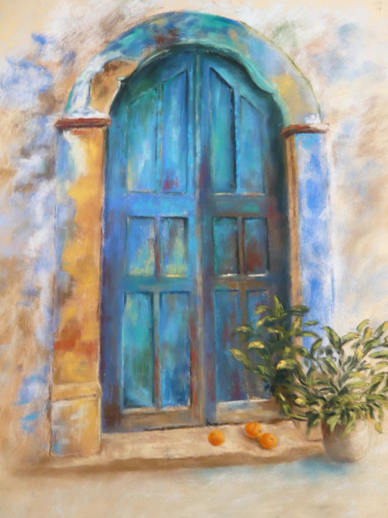 A porte bleuejpg