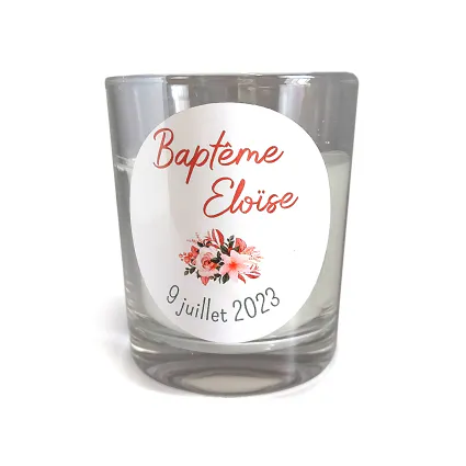 Verre bapteme eloise