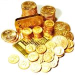 Gold coins images