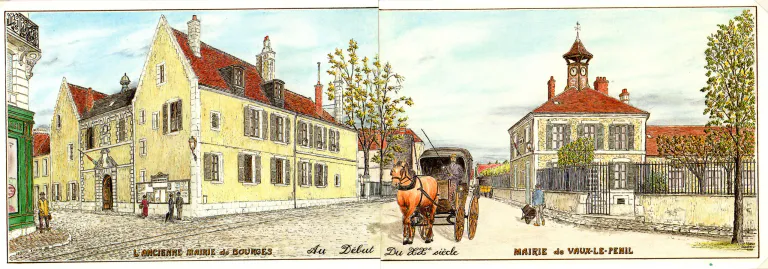 1999 10 ans d echanges avec la carte briarde de vaux le pesnil