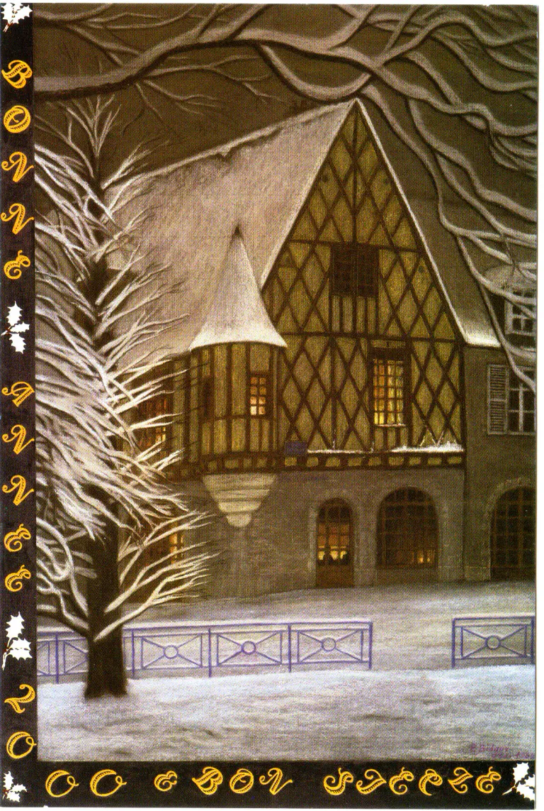 1999 la tournelle en pastel par p bidaux maison achetee en 1607 par le peintre jean boucher