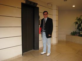 At the office of the Monte Carlo Philharmonic Orchestra, with my orchestrations of a score of Yamada Kozaku, later performed under the baton of Tomomi Nishimoto.
