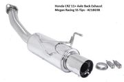 Honda CRZ 11 Axle Back Exhaust Megan Racing SS Tips 218698