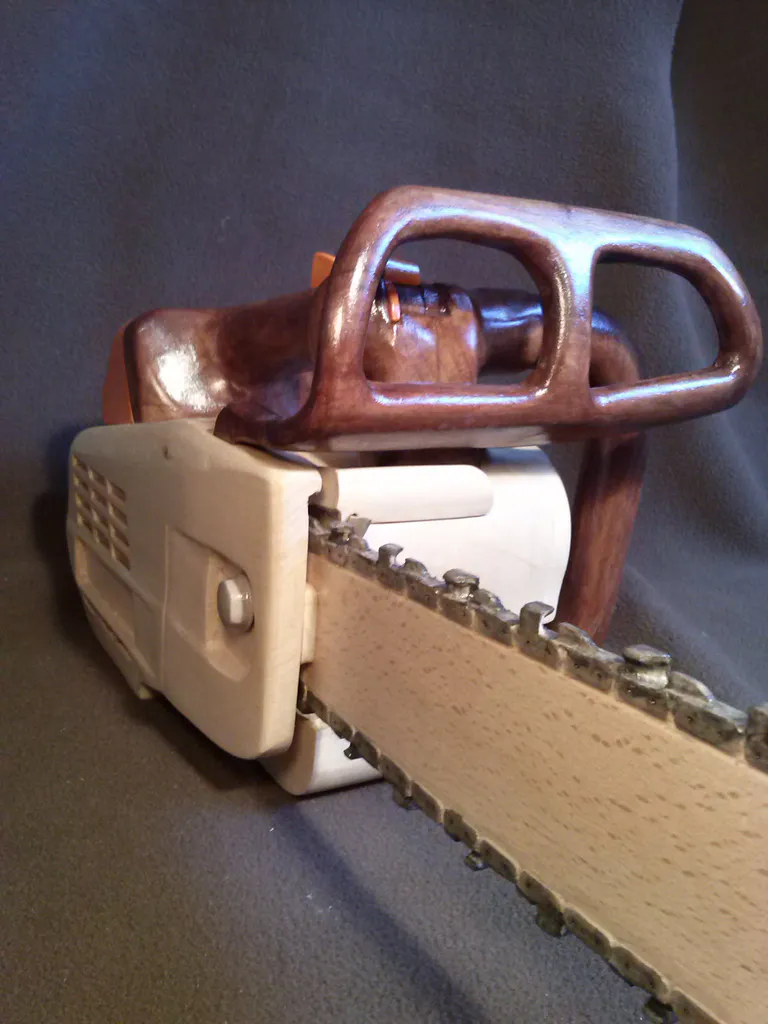 Maquette de tronconneuse stihl 3