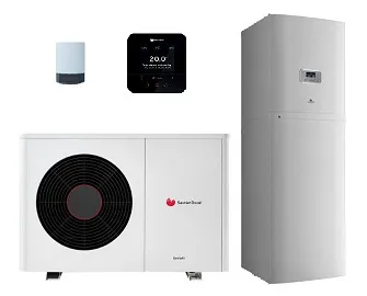 Geniaset max 1 air eau monobloc haute temperature inverter avec colonne hydrolique mipro sense radio