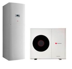 La pompe à chaleur Air/eau Haute Température assure l''intégralité des besoins de chauffage et d''eau chaude sanitaire de la maison Entreprise MIPE 