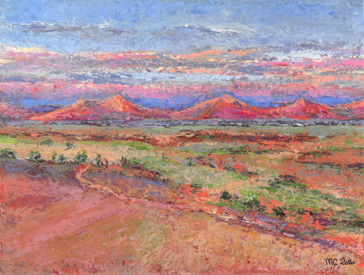"Couchant sur la Namibie" de Marion Carrier