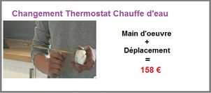 Changement thermostat chauffe-eau
