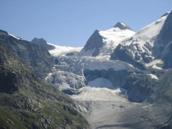 Gros plan sur le glacier de Mont-Miné en Suisse / Swiss Alps photos