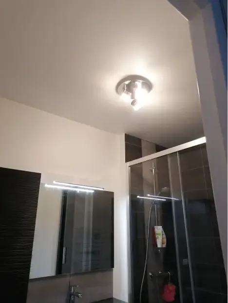 12peinture murs et plafond salle de bain aux sorinieres 44840