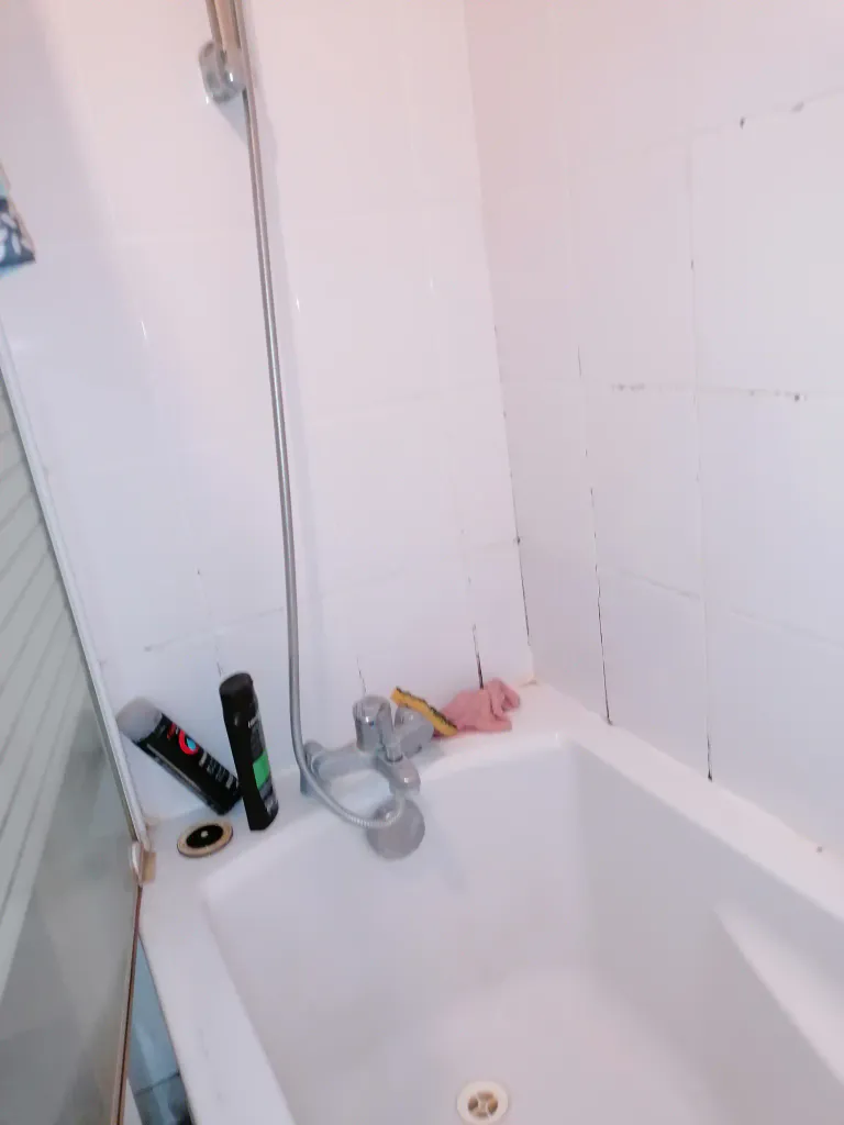 Salle de bain avant demontage baignoire et pare baignoire a vertou