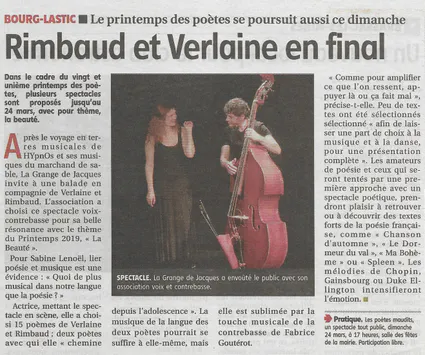 La montagne 21 mars 2019