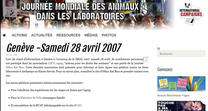 2007 04 action a geneve avec upla 2