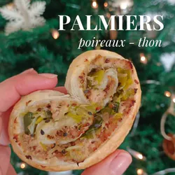 Palmiers poireaux thon moutarde