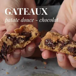 Gateau patate douce chocolat