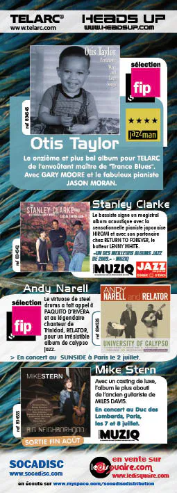 Socadisc pub muziq telarc juin