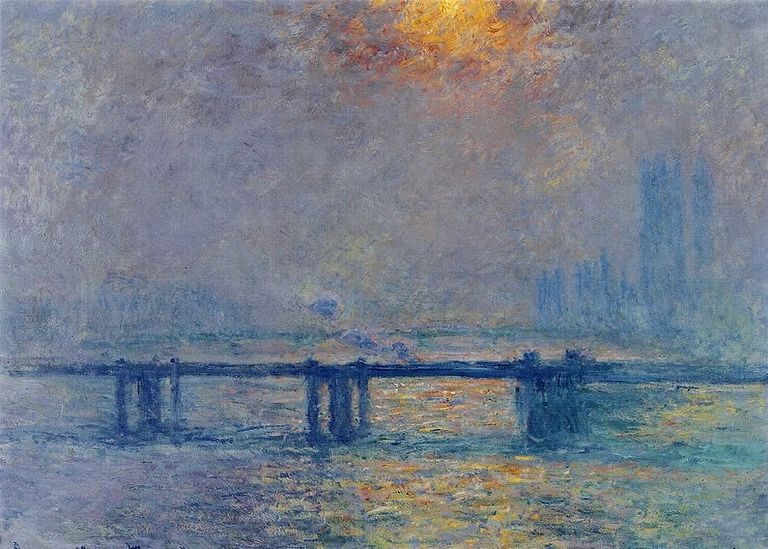 Monet charing cross bridge tamise l