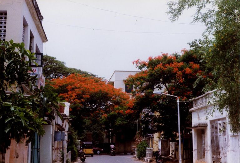 Une rue de Madras, quartier Abhiramapuram