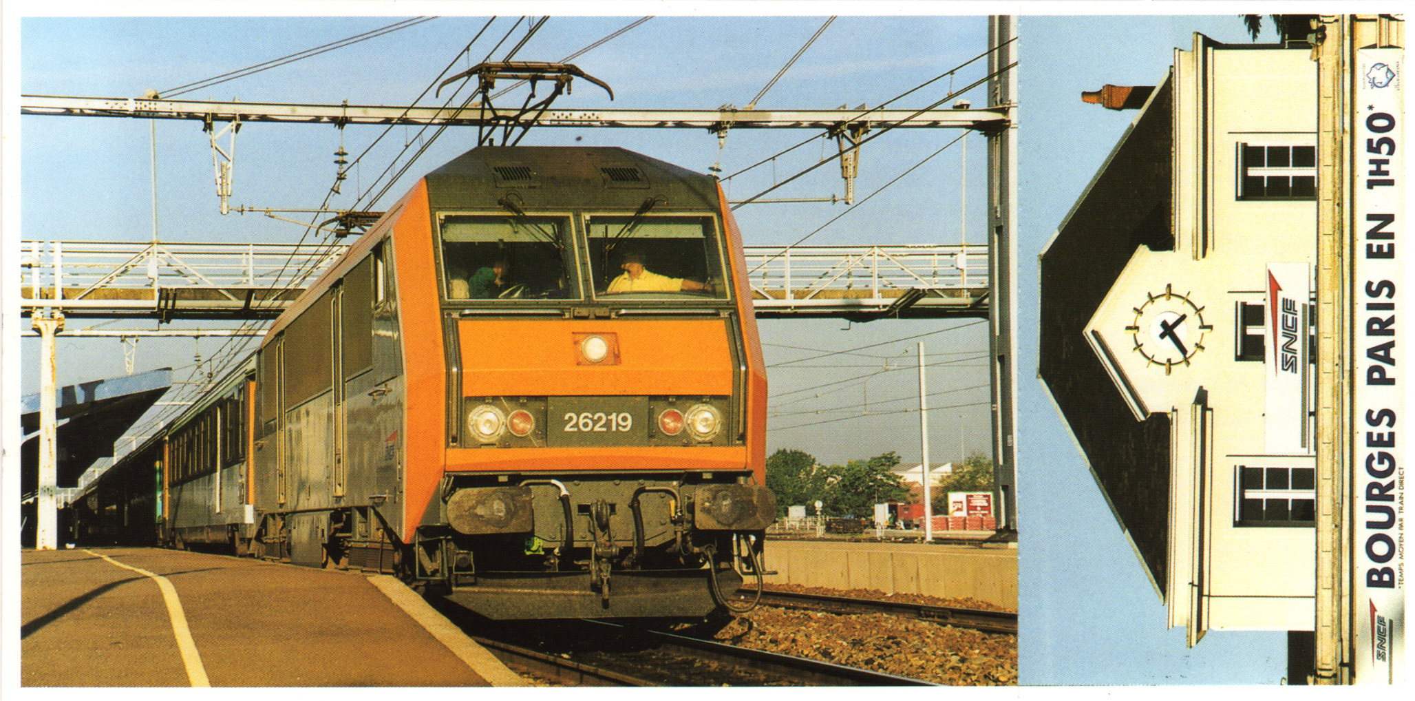 11eme bourse 03 mai 1998 Paris Bourges 1h50 Arrivee de la Sybic en gare