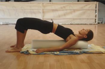 Shoulder bridge avec foam roller