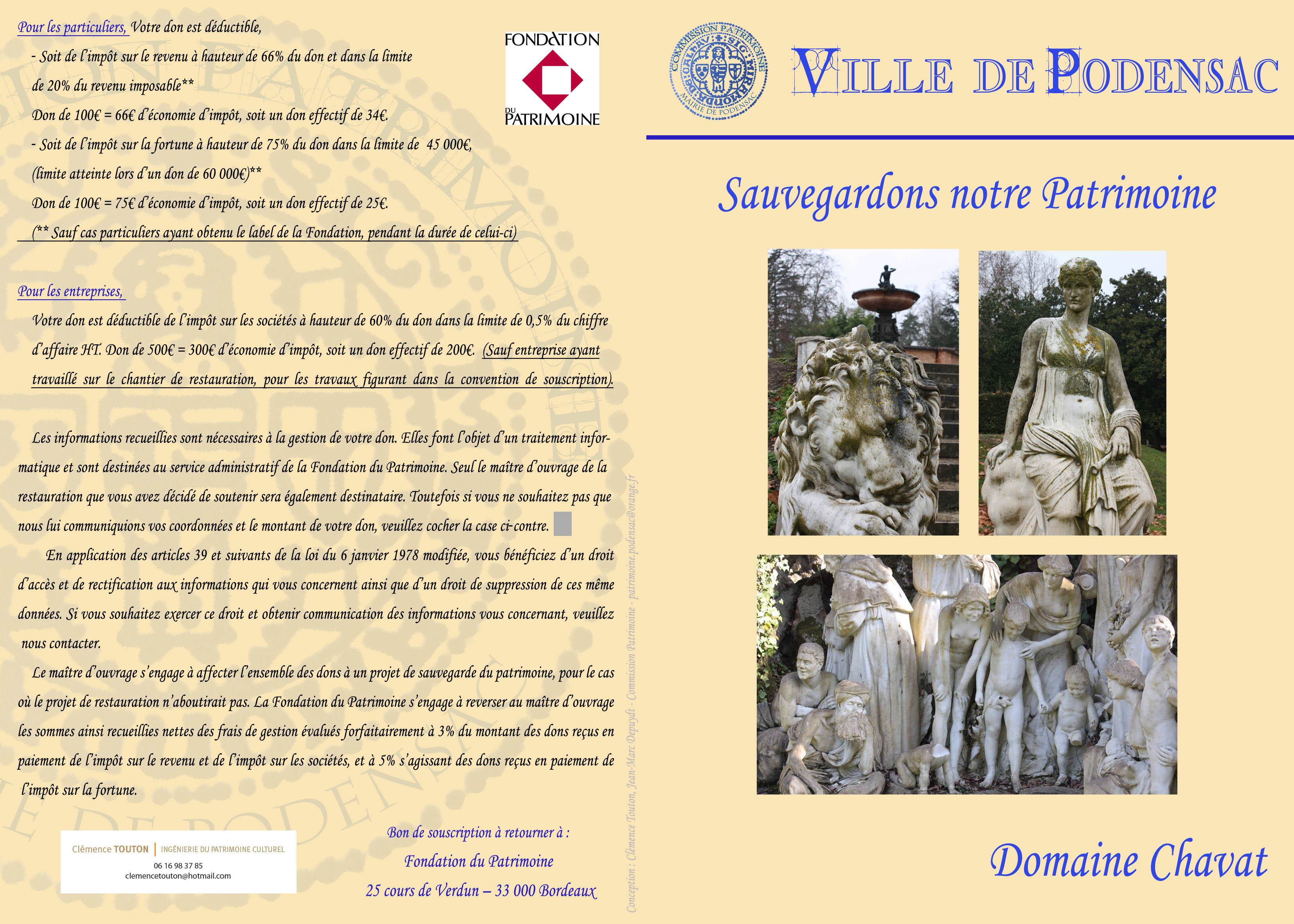 Bulletin recto de souscription