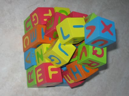 Cubes alphabet