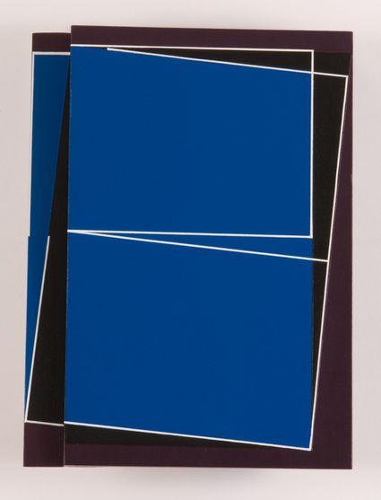 Rectangles, 2005  bois, toile, acrylique  33 x 24 x 5 cm  © Béatrice Hatala 