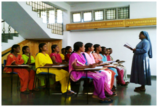 Mysore postulants Formation house SSS Maria Nagara