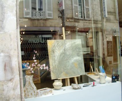 Galerie vitrine ardoise