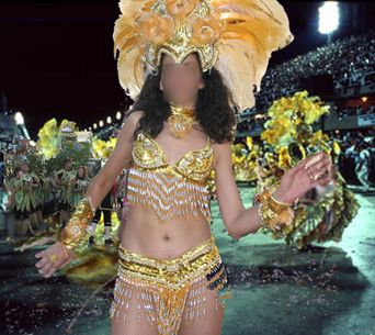 Cajoux Costume carnaval bresilien