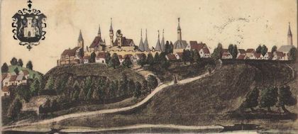 Povijesni prikaz crkve Sv. Ivana Kapistrana - izvor: Razglednice grada Iloka