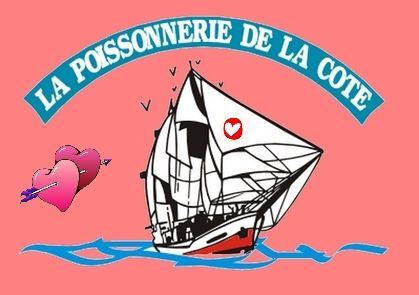 Logo poissonnerie rose
