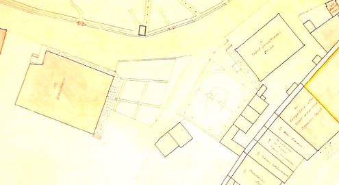 Aarburg Stadtplan um 1840 zoom