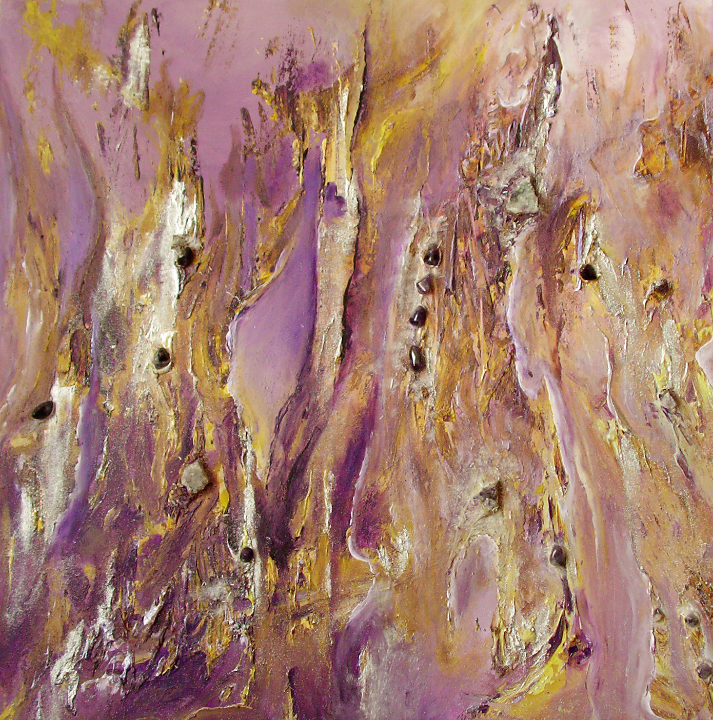 Amethyste brutes et polies 80x80