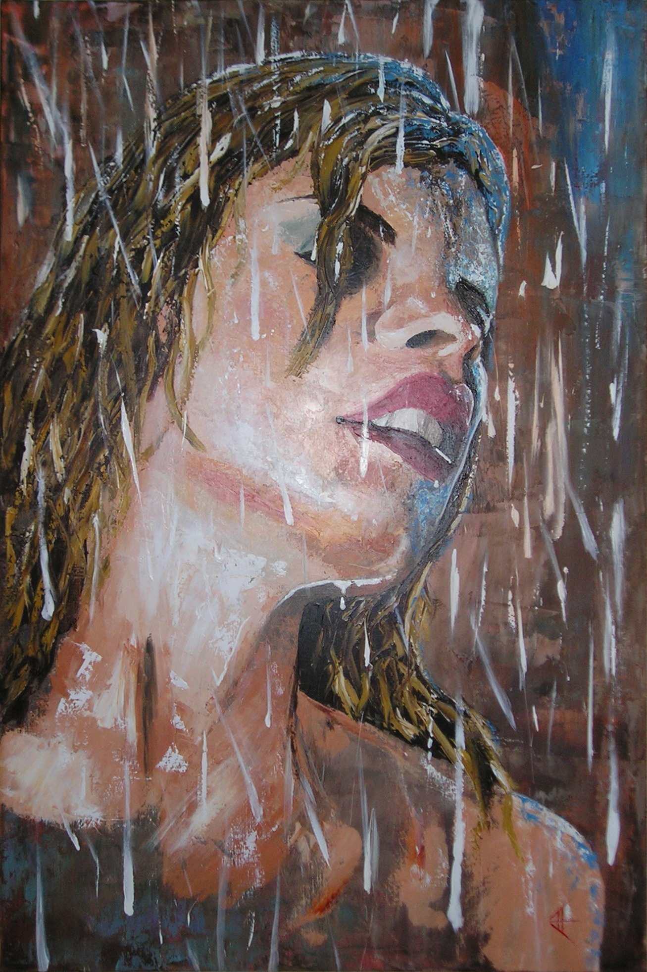 Sous la pluie