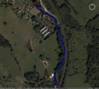 Vue aerienne du haut