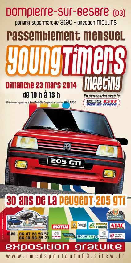 RMCD Youngtimers 30ans 205GTI AffA3