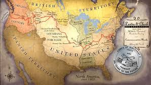 Carte lewis and clark expedition