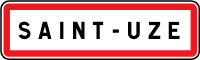 Panneau saint uze