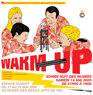 WARM UP: flyer by Jean-Marc Saint-Paul (nuancierfantone.fr)
